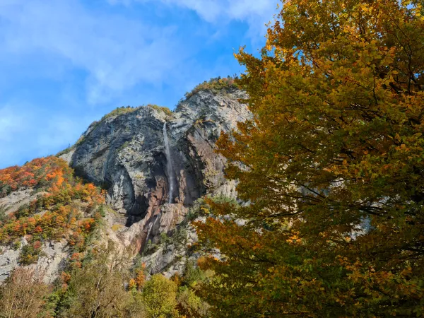 Cascade d'Arpenaz automne