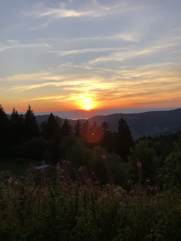 coucher de soleil