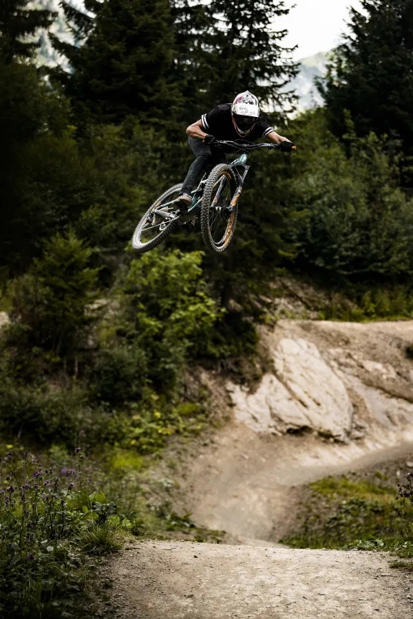 Piste VTT la Serpentine du Bike Park de Châtel
