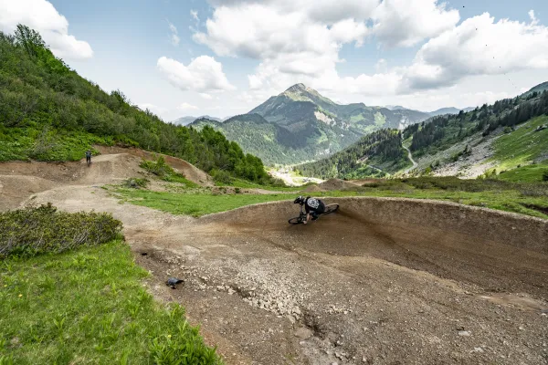 Piste VTT Vorachatak du Bike Park de Châtel