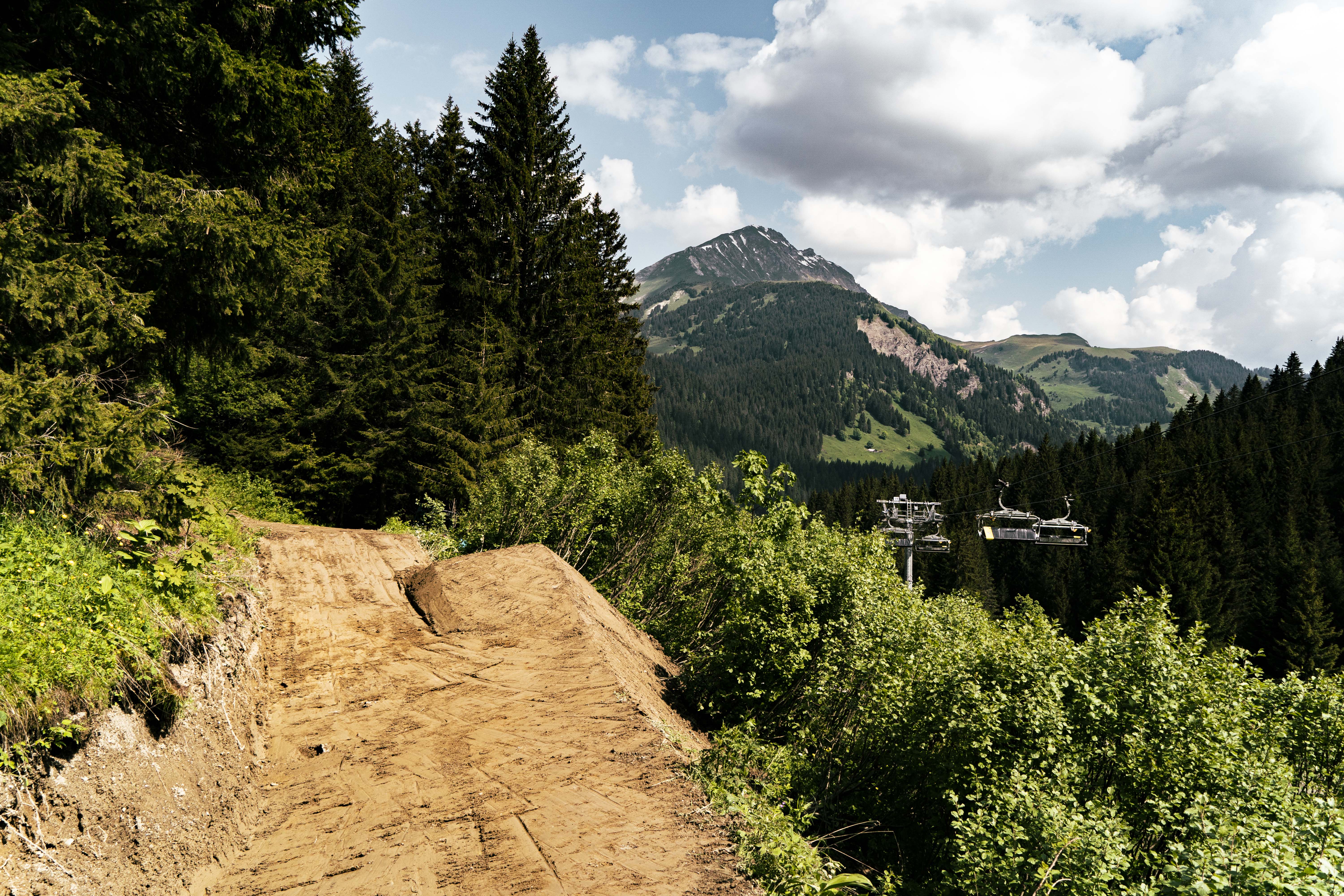 Piste VTT La Fluid du Bike Park de Châtel