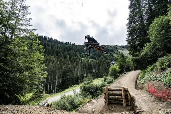 Piste VTT La Fluid du Bike Park de Châtel