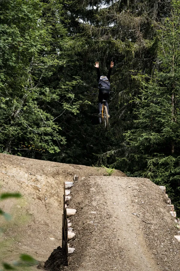 Piste VTT La Fluid du Bike Park de Châtel