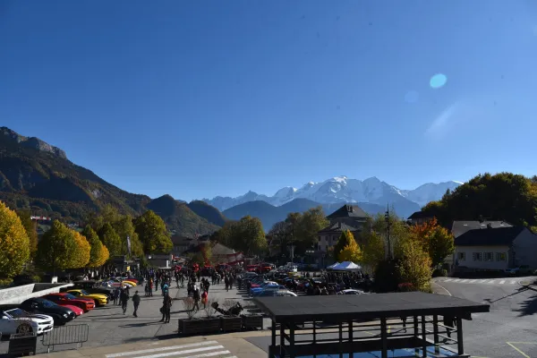 Vue sur le Pré de Foire depuis le théâtre de verdure