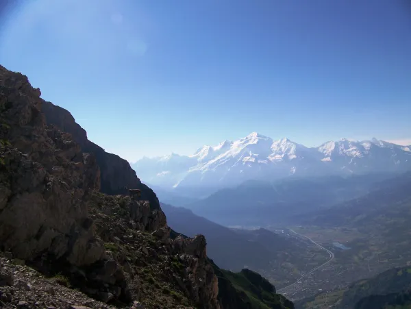 vue du col de la Forclaz
