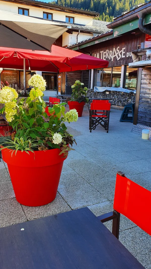 La Terrasse du Morclan en été