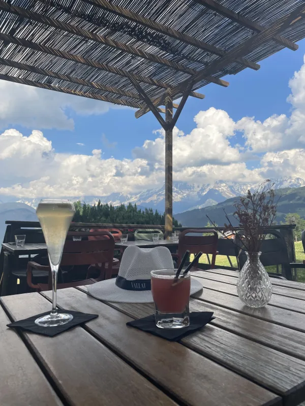 verre en terrasse