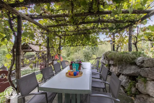 Espace extérieur du gîte