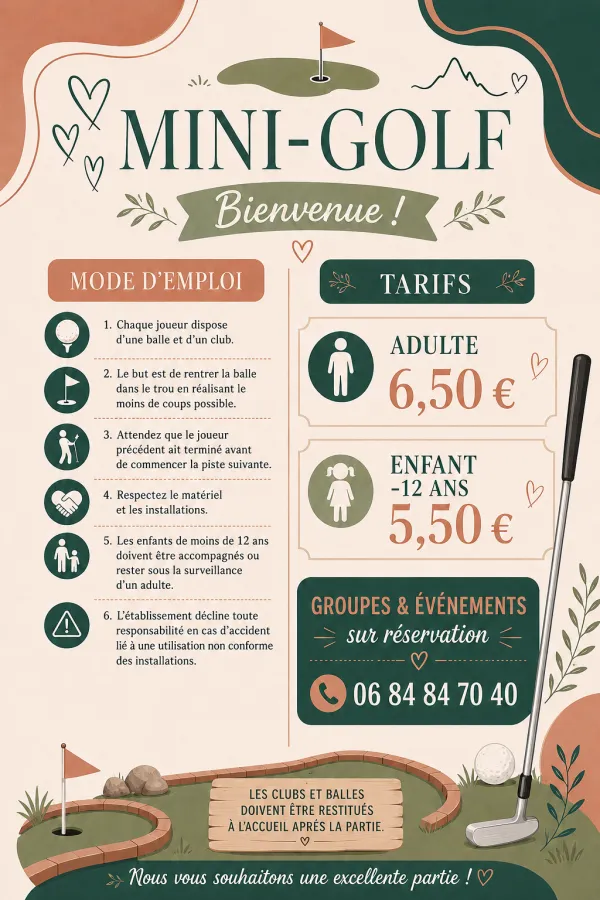 Affiche du prestataire