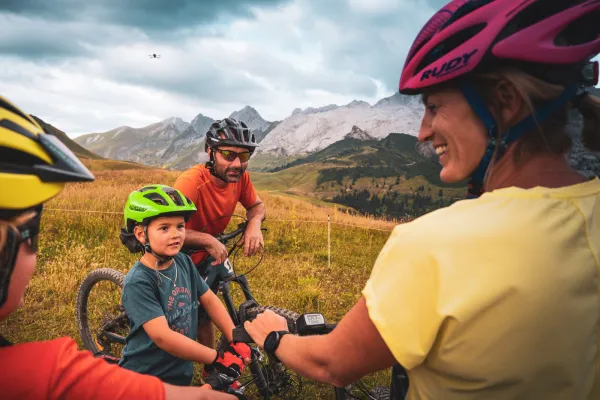 Exploration du domaine VTT en famille