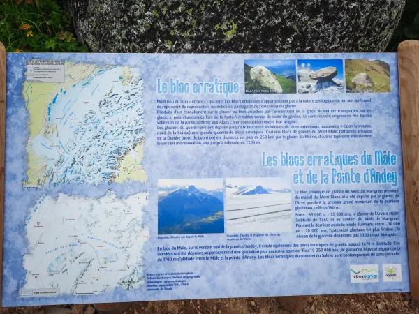 Table de lecture - Bloc erratique