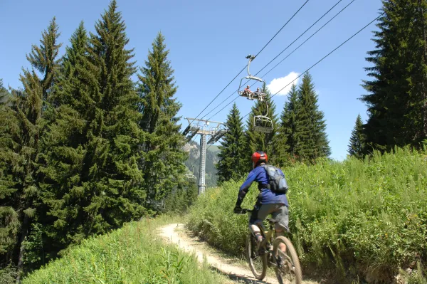 VTT dans les Portes du Soleil