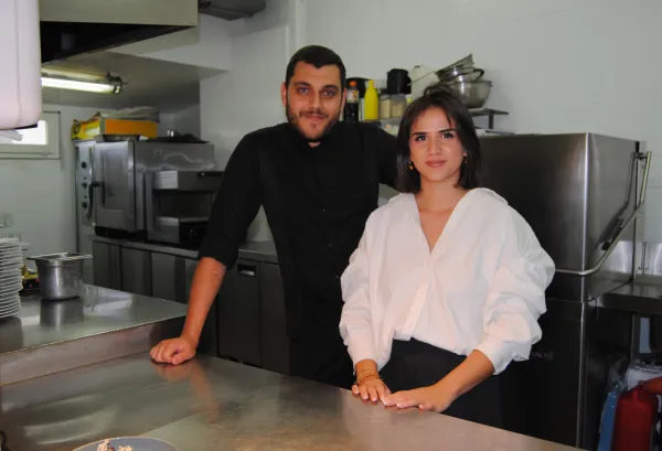 Chef Yann Leclercq et sa compagne Montange Jessica