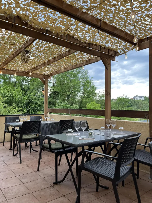Terrasse ombragée