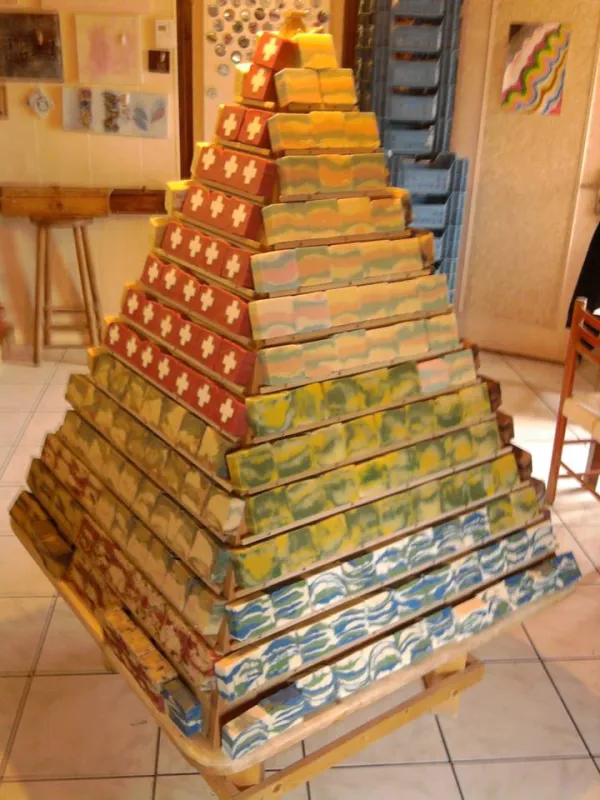 Savons colorés