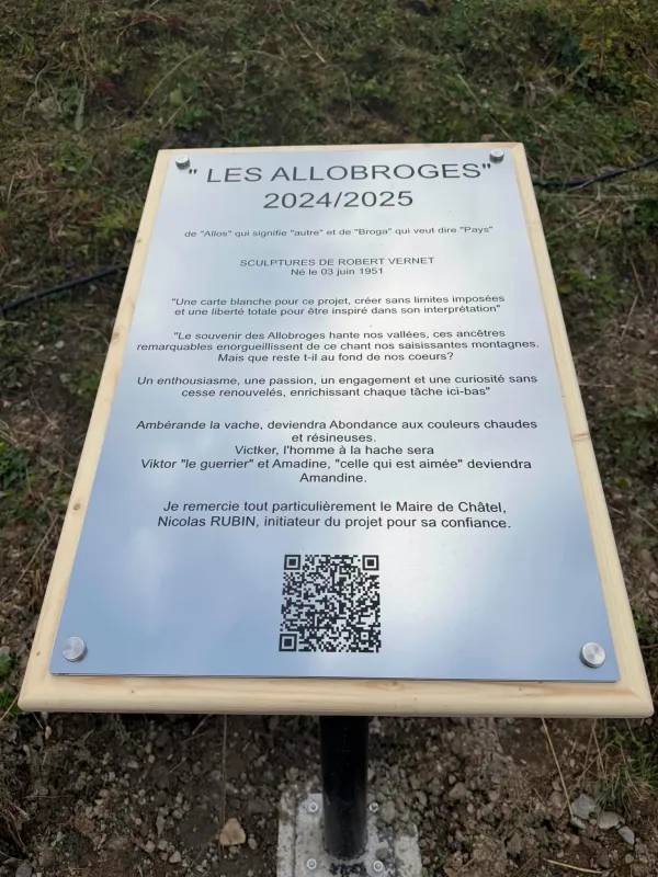 Plaque Les Allobroges