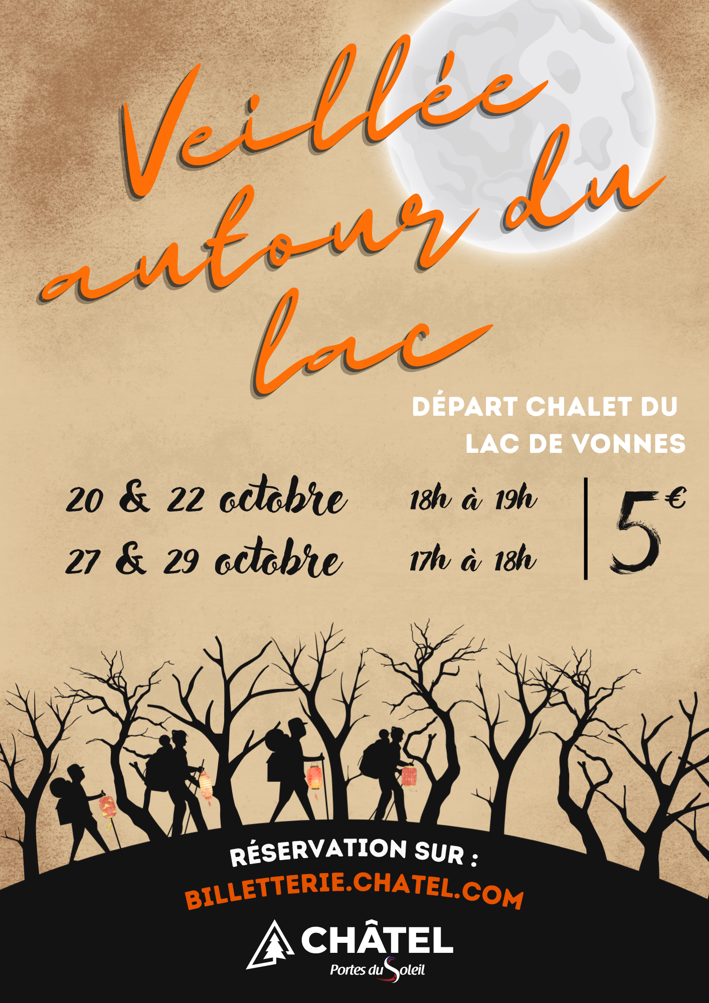 Veillée autour du lac_Châtel