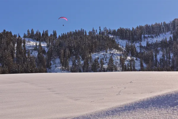 Parapente en hiver