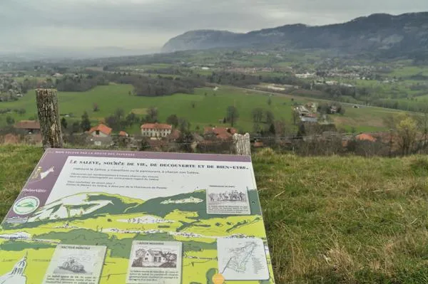 Panneau de lecture de paysages