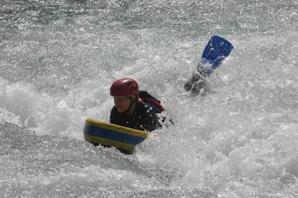 Hydrospeed sur l'Arve