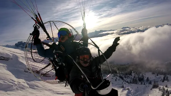 Baptême de l'air en paramoteur