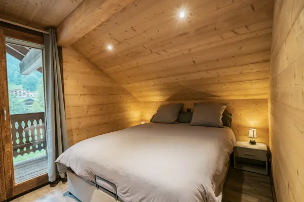 Chambre  - 5 pièces - Chalet les Cerfs_Châtel
