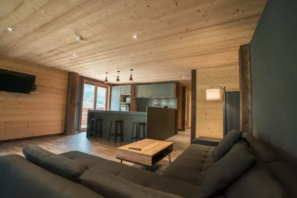 Salon - 5 pièces - Chalet les Cerfs_Châtel
