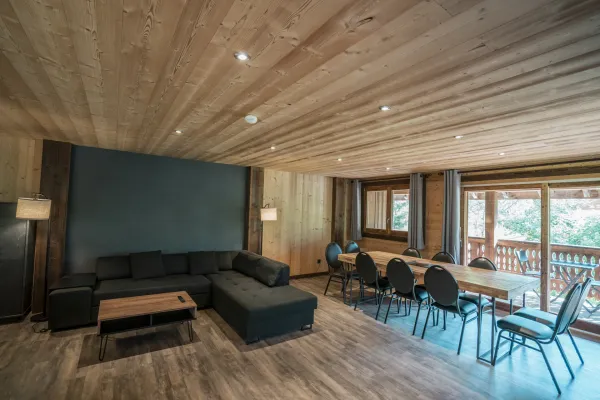 Salon - 5 pièces - Chalet les Cerfs_Châtel