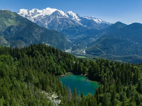 Lac vert en été