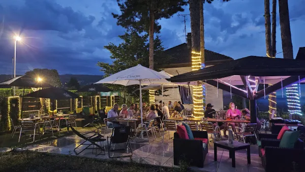 terrasse en nocturne