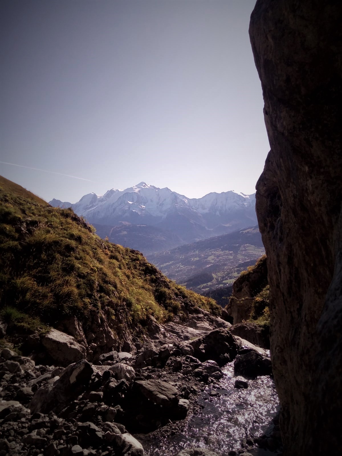 Photo vue sur Mont-Blanc