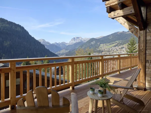 Vue sur la vallée depuis le balcon