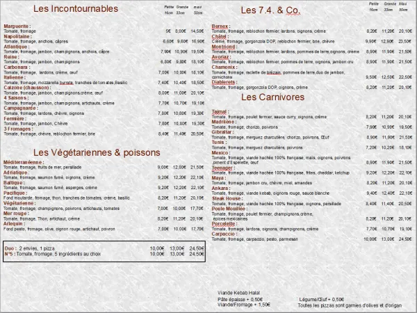 Local à pizza