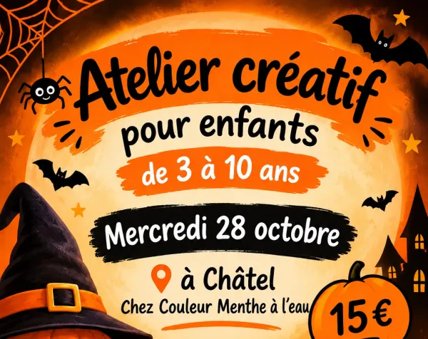 Atelier Créatif Halloween à Couleur Menthe à l'Eau