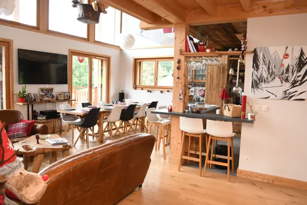 Salle à manger chalet L'Isérable