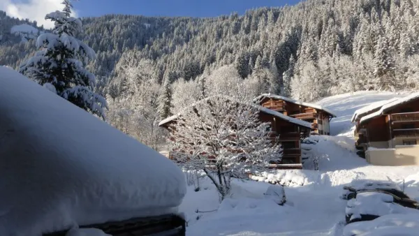 Immeuble en hiver