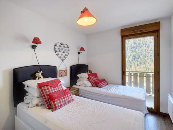 Chambre 2 lits simples
