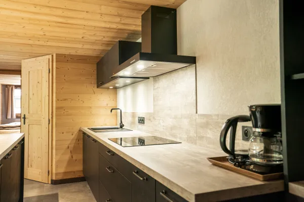 Cuisine équipée - Chalet les Cerfs_Châtel