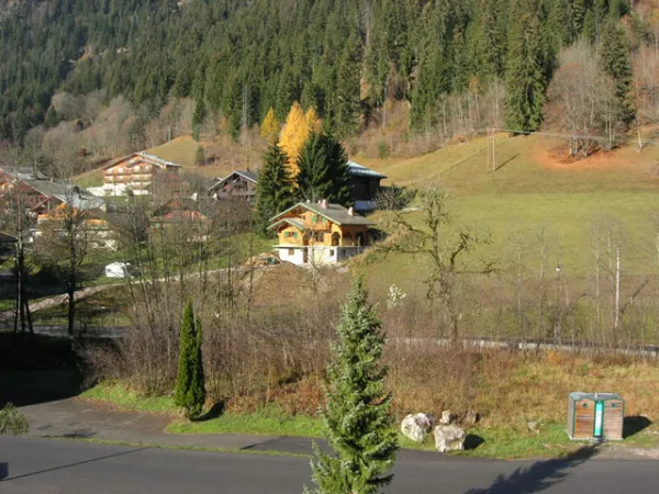 Vue du balcon en été