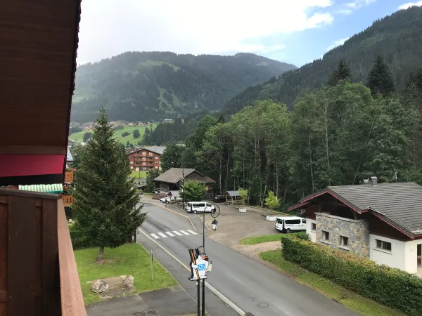 vue depuis le balcon