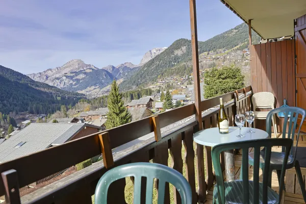 Vue du balcon en été