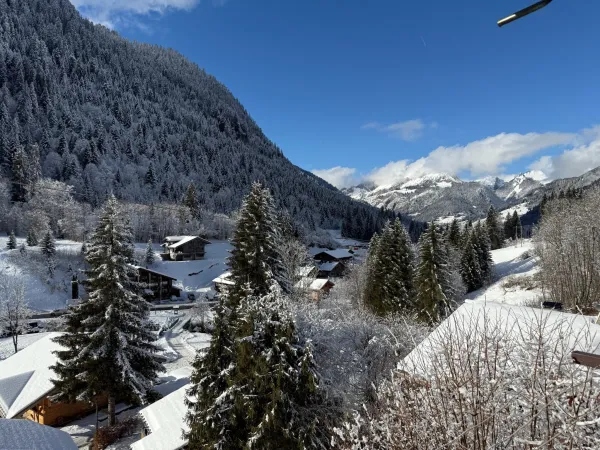 Vue hiver vallée