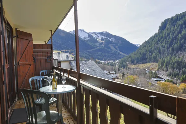 Vue du balcon en été