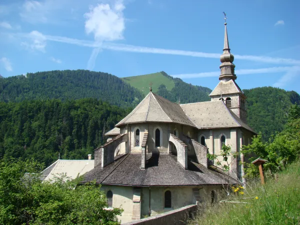 Abbaye d'Abondance en été