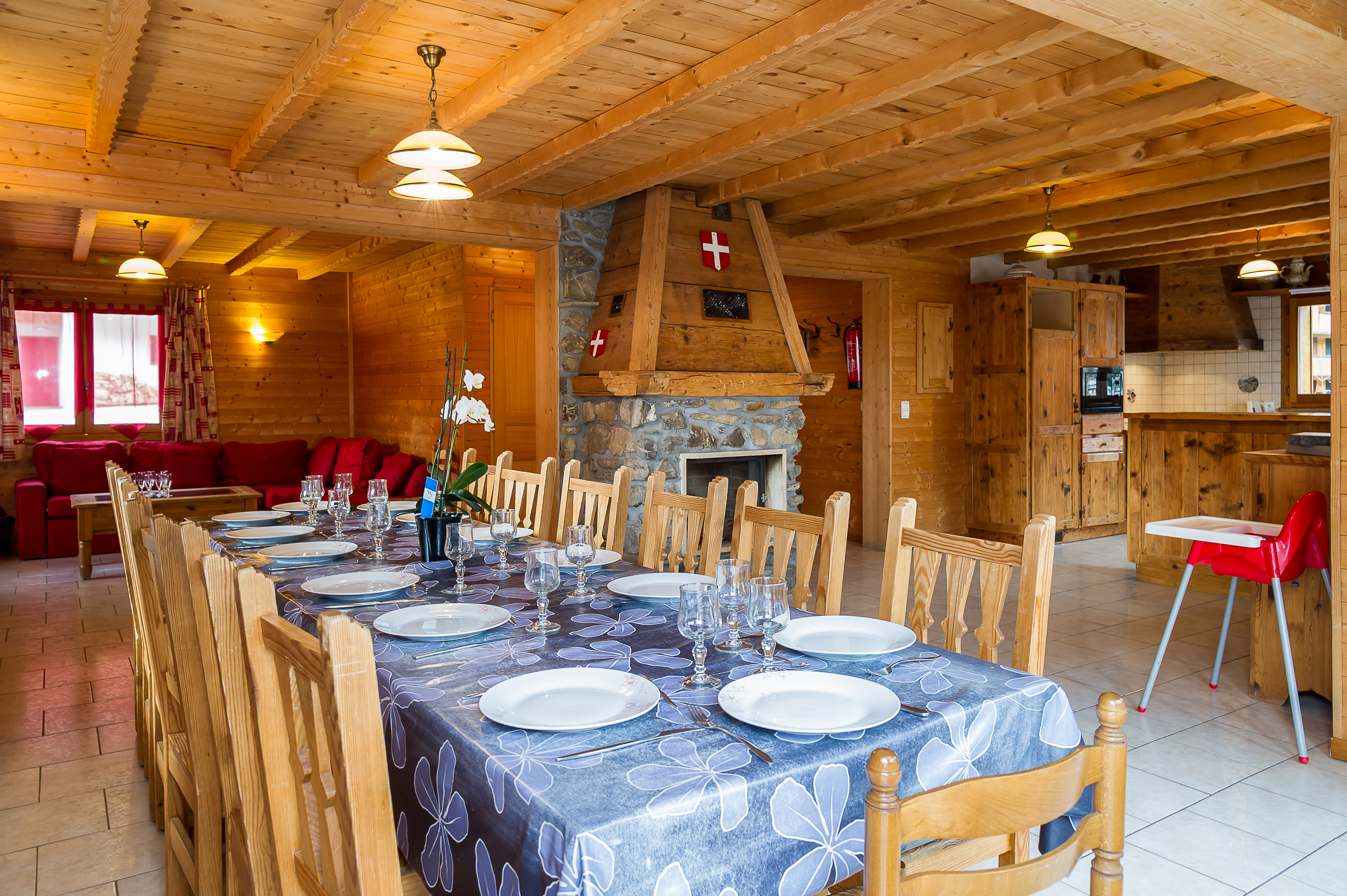 Séjour, salon et cuisine
