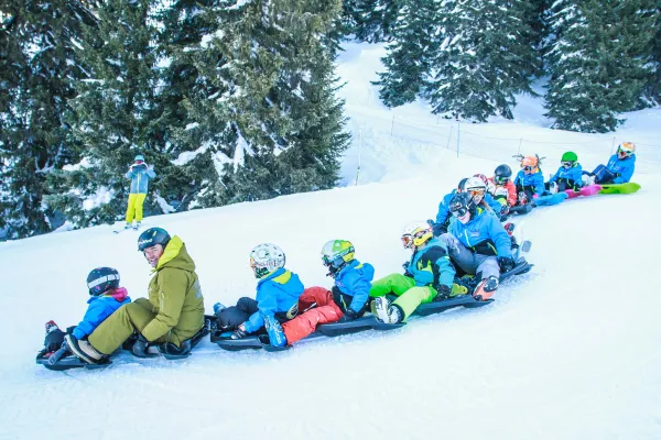 Descente en snake glisse