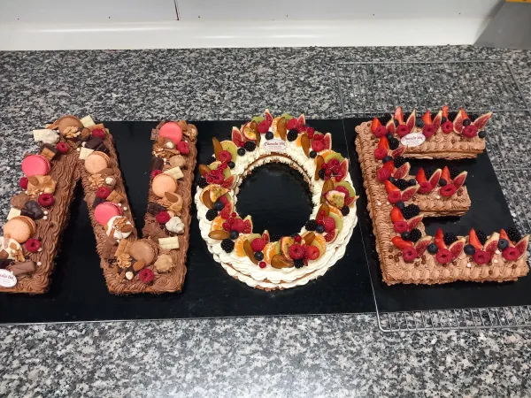 lettre cake "NOE"