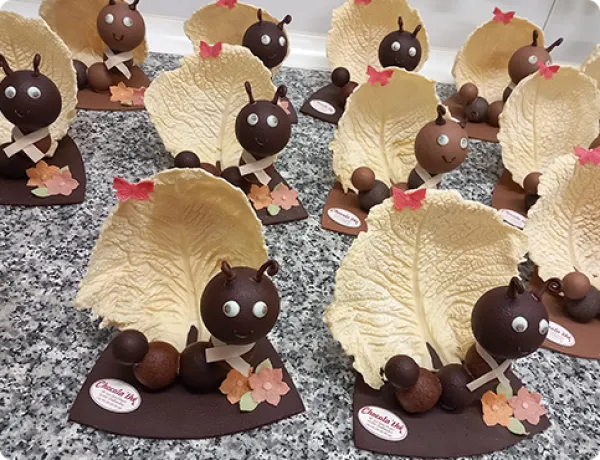 chenille et son choux pâques
