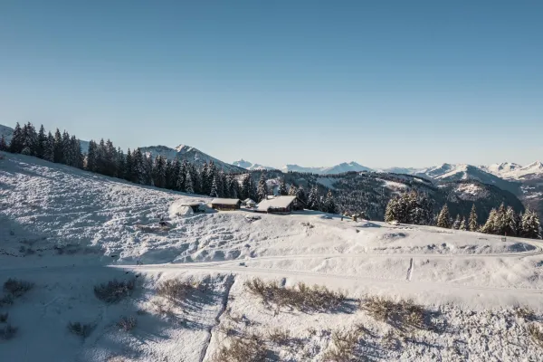 Le Col de Bassachaux en hiver