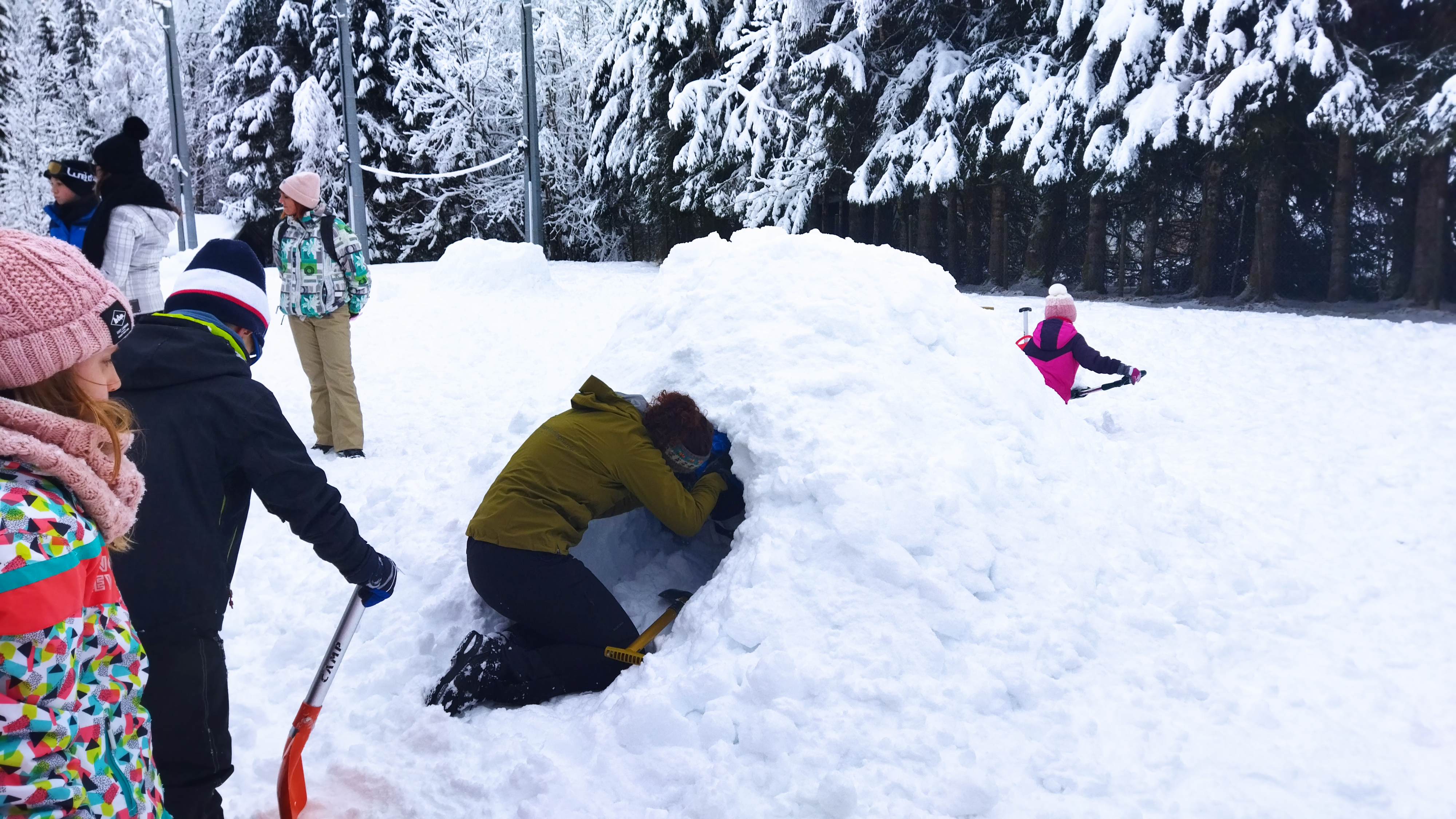 Construction d'igloo_Sallanches